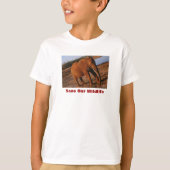 Big Red redt ons leven T-shirt (Voorkant)