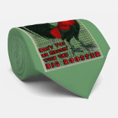 Big Red Rooster Stropdas (Opgerold)