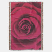 Big Red Rose Deken (Voorkant Verticaal)
