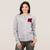 Big Red Rose Hoodie (Voorkant volledig)