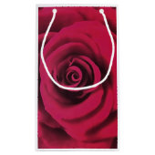 Big Red Rose Klein Cadeauzakje (Achterkant)