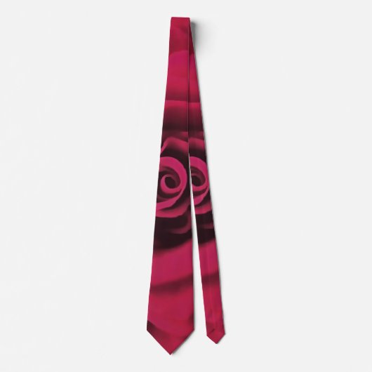 Big Red Rose Stropdas (Voorkant)