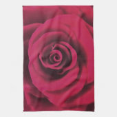 Big Red Rose Theedoek (Verticaal)