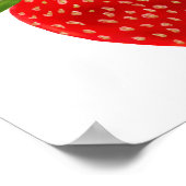 Big Red Strawberry Poster (Hoek)