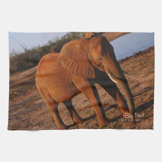 Big Red Theedoek (Horizontaal)