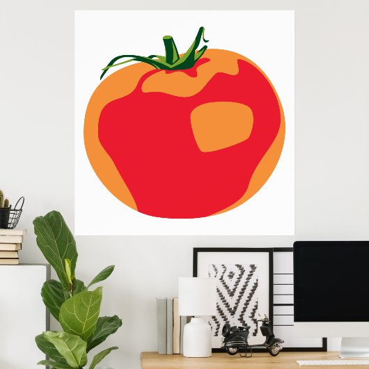 Big Red Tomato Poster (Thuiskantoor)