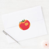 Big Red Tomato Ronde Sticker (Envelop)