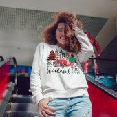 Big Red Truck en kerstboom Trui