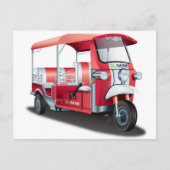 Big Red Tuk Tuk! Briefkaart (Voorkant)