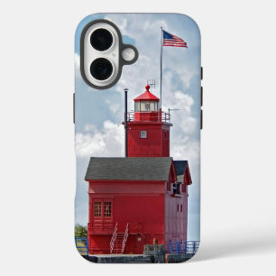 "Big Red" vuurtoren iPhone 16 Hoesje