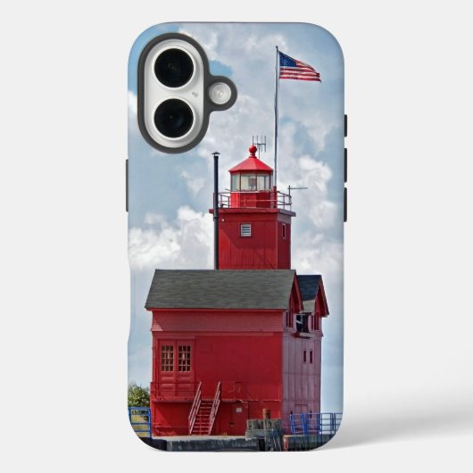 "Big Red" vuurtoren Case-Mate iPhone Case (Achterkant)