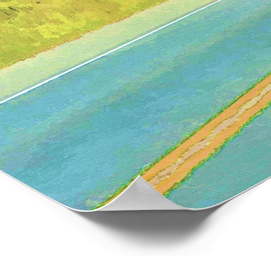 Big Rig Car Transporter Truck-Driver Art Poster (Hoek)