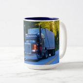Big Rig Cargo Truck Coffee Mok (Voorkant rechts)