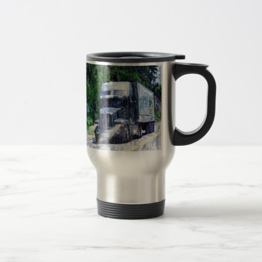 Big Rig Cargo Trucker's Travel Mug Reisbeker (Rechts)