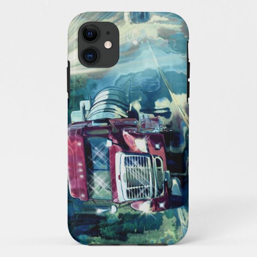 Big Rig Fuel Tanker Trucker's iPhone 5 Hoesje (Achterkant)