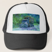 Big Rig Logging Truck Drift Trucker Hat Series Pet (Voorkant)
