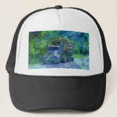 Big Rig Logging Truck Drift Trucker Hat Series Trucker Pet (Voorkant)