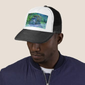 Big Rig Logging Truck Drift Trucker Hat Series Trucker Pet (In situ)