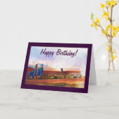 Big Rig Road-liner Truck-lover Birthday Kaart (Gele Bloem)