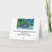 Big Rig Road-liner Truck-lover Birthday Kaart (Achterkant)