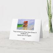 Big Rig Road-liner Truck-lover Birthday Kaart (Achterkant)