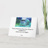 Big Rig Road-liner Truck-lover Birthday Kaart (Achterkant)