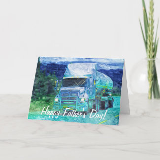 Big Rig Road-liner Truck-lover Birthday Kaart