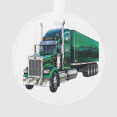 Big Rig Semi Truck Ornament (voorkant)