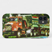 Big Rig Sinaasappel Truck Driver's iPhone 5 Hoesje (Achterkant (horizontaal))