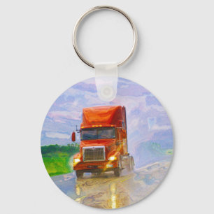Big Rig Truck Drivers Truckin' Key Chains Sleutelhanger
