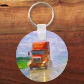 Big Rig Truck Drivers Truckin' Key Chains Sleutelhanger (Voorkant)