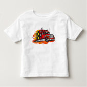 Big Rig Truck Kinder Shirts (Voorkant)