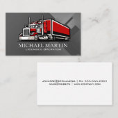Big Rig Truck | Licensed Operator  Visitekaartje (Voorkant / Achterkant)