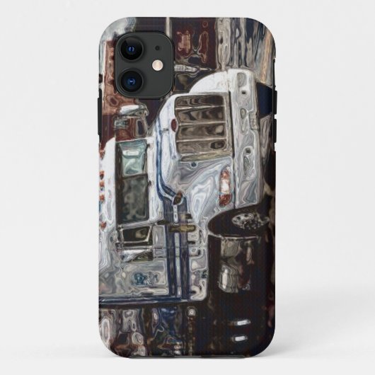 Big Rig Truck White Truck iPhone 5 Hoesje (Achterkant)