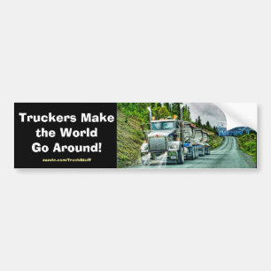 Big Rig Truckers Freightliner Bumpersticker