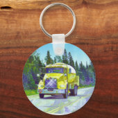 BIG RIG VRACHTWAGEN LIEFHEBBERS Kunst Sleutelhanger (Voorkant)