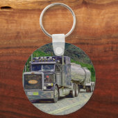 BIG RIG VRACHTWAGEN LIEFHEBBERS Kunst Sleutelhanger (Voorkant)