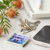 BIG RIG VRACHTWAGEN LIEFHEBBERS Kunst Sleutelhanger (Zijkant)