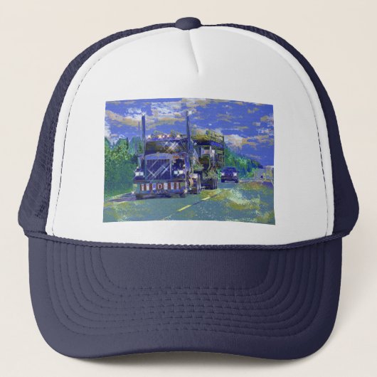 BIG RIGS VRACHTWAGENCHAUFFEURS VERSNELLEN TRUCKER TRUCKER PET (Voorkant)