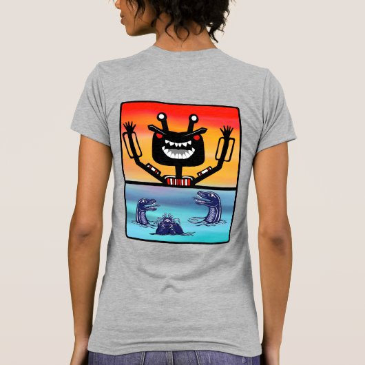 Big Robo-monsters T-shirt (Achterkant)
