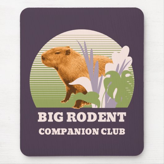 Big Rodent Companion Club Capybara Muismat (Voorkant)