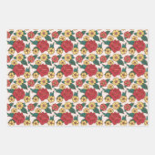 Big Roos Tattoo Art Inpakpapier Vel (Voorkant 2)