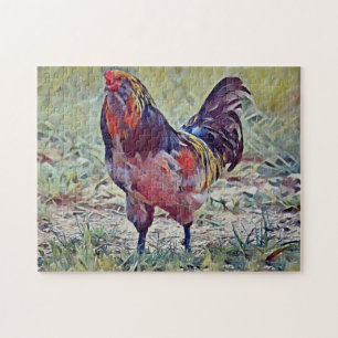 Big Rooster Art Puzzel Legpuzzel