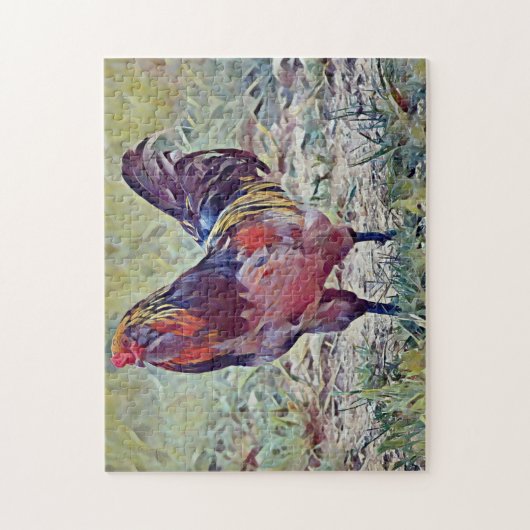 Big Rooster Art Puzzel Legpuzzel (Verticaal)