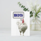 Big Rooster Briefkaart (Staand voorkant)