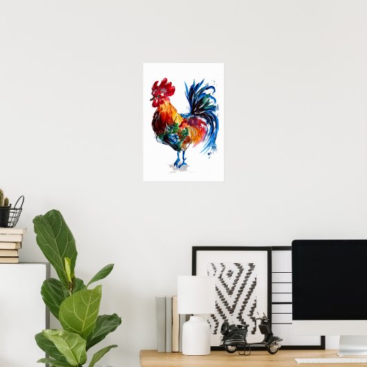 Big Rooster Poster (Thuiskantoor)