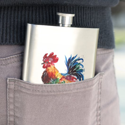 Big Rooster Waterverf Flacon (Voorbeeld)