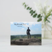 Big Round Top in Gettysburg Briefkaart (Staand voorkant)