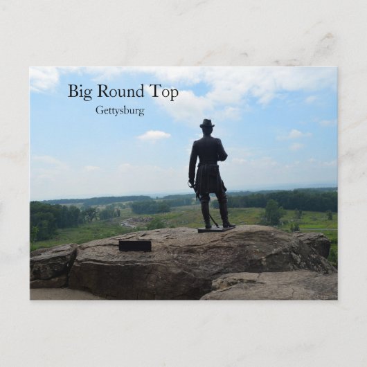 Big Round Top in Gettysburg Briefkaart (Voorkant)
