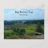 Big Round Top in Gettysburg Briefkaart (Voorkant)